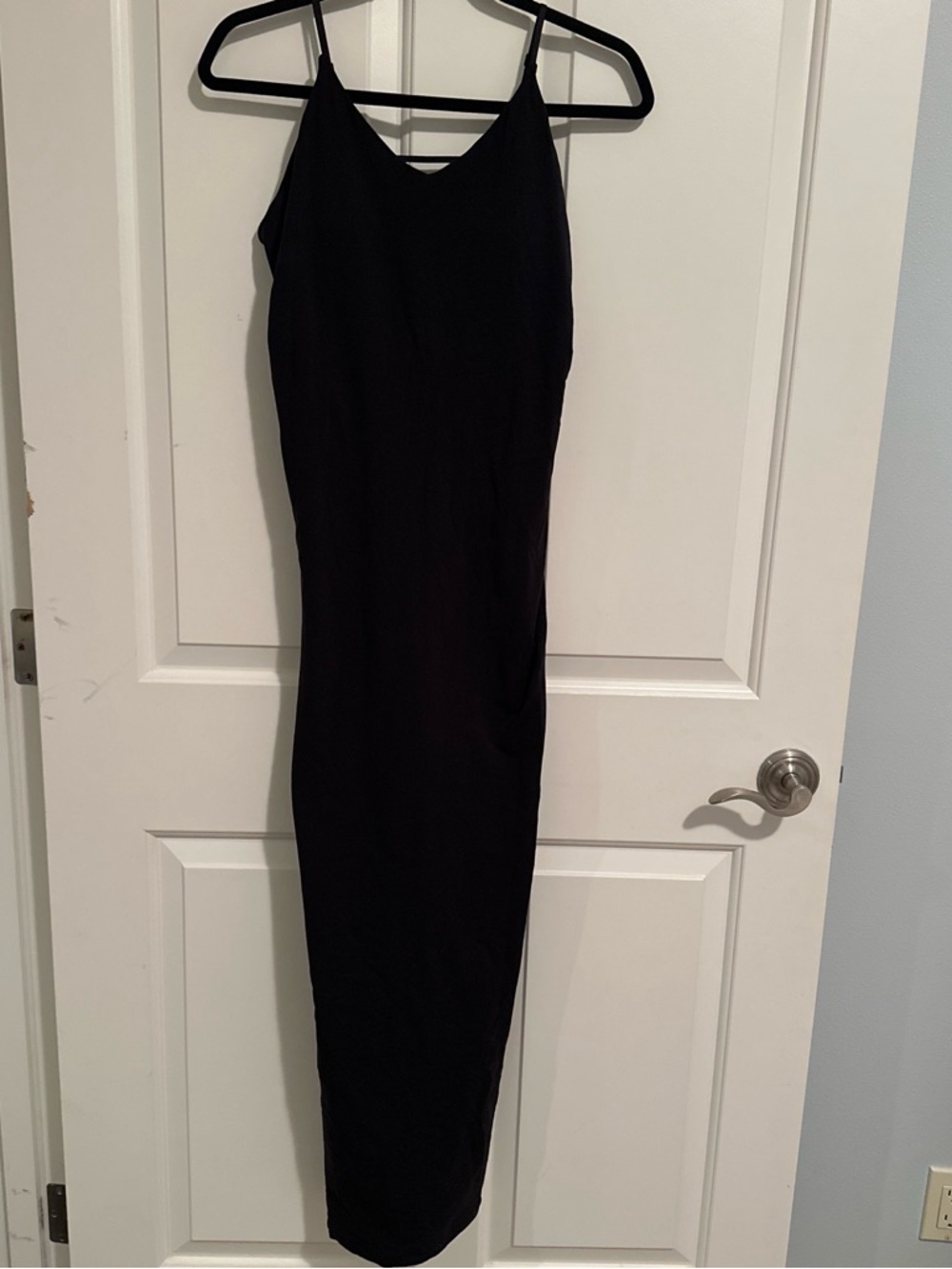 Fabletics Black Slip Maxi Dress